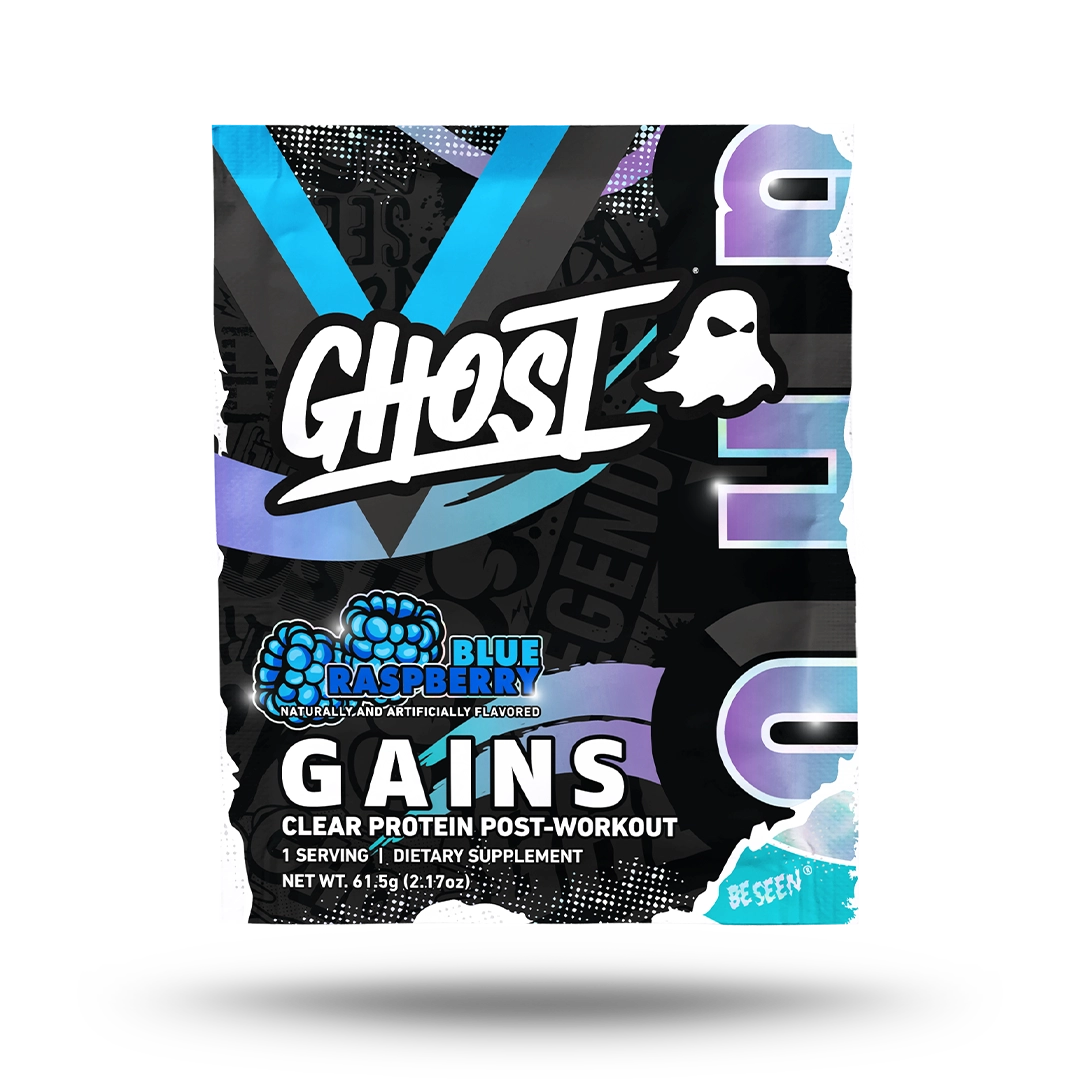 GHOST® CLEAR GAINS PACKET | BLUE RASPBERRY