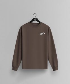 GHOST® CORE LOGO LONG SLEEVE | COCOA