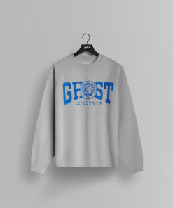 GHOST® UNI CREWNECK | HEATHER GREY